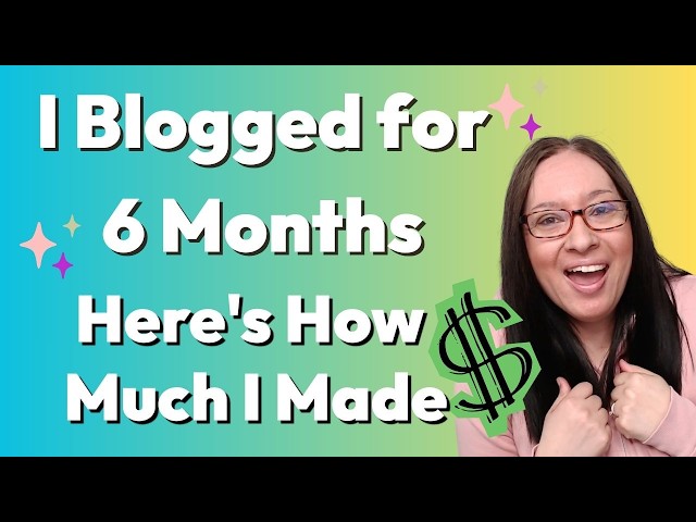 My 6-Month Blog Income Report (The Numbers)| I Was Surprised by My Blog Income After 6 Months