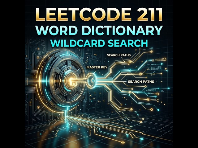 LeetCode 211: Design Add and Search Words Data Structure in less than 5 minutes | Trie & DFS