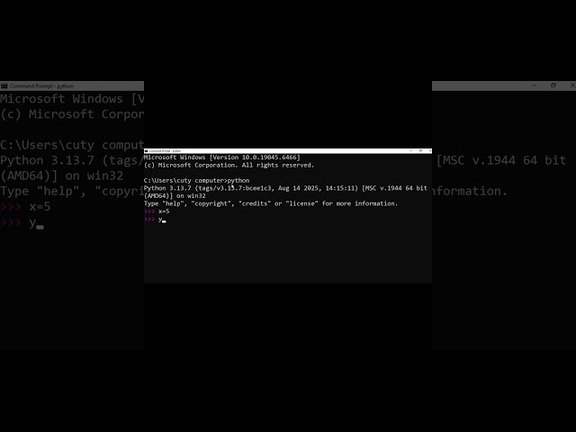 Python Variable itna easy? 🔥CMD Practical