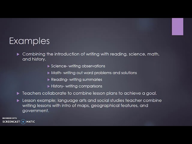 Interdisciplinary Learning/Teaching Spring 2018