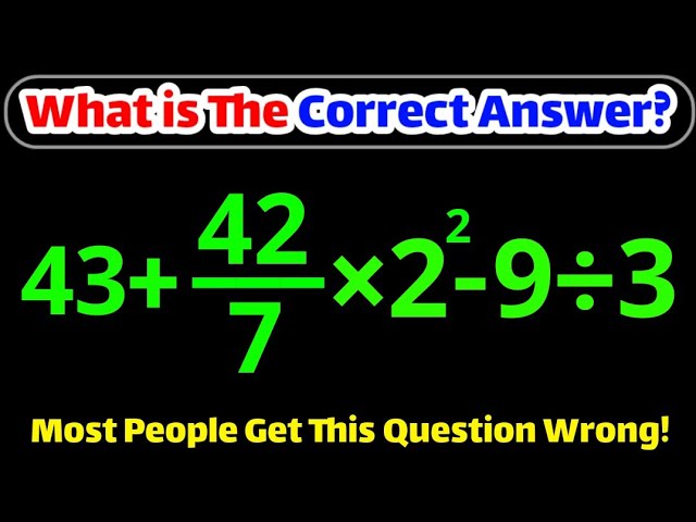 90% of People Get Fooled By This Math Question! Can YOU Get It Right?