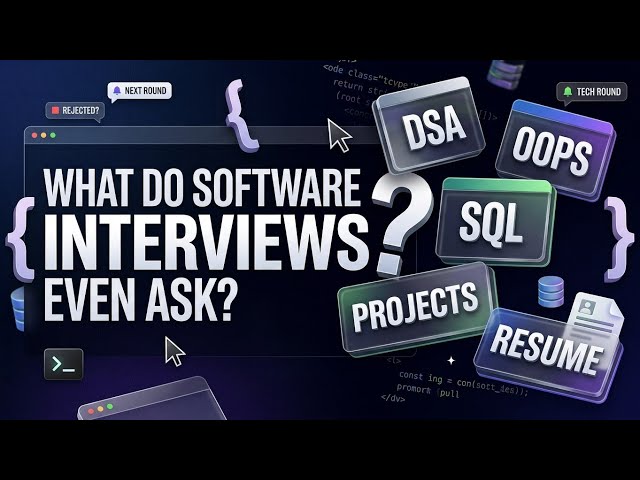 The Ultimate Software Intern Interview 💻 | DSA, SQL & HR Breakdown