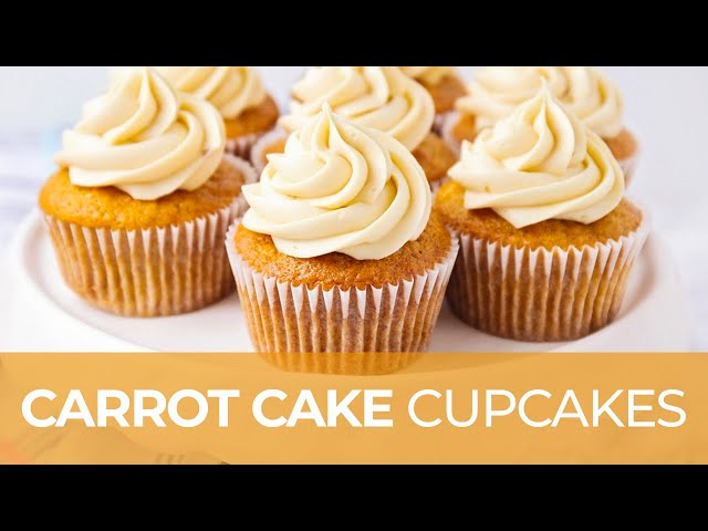 Step-by-Step Carrot Cake Cupcakes