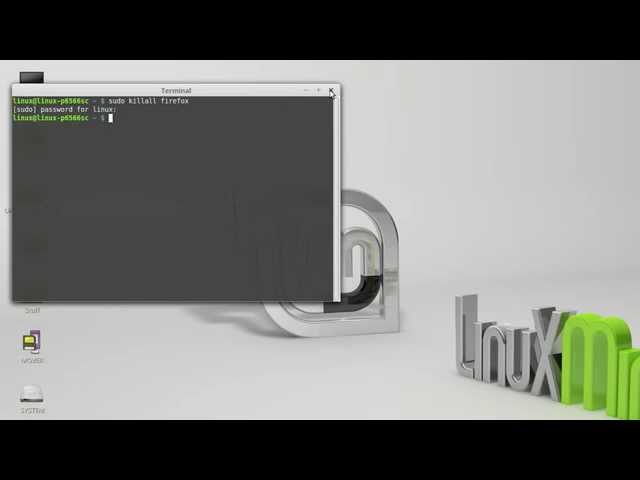 How to force quit unresponsive programs in Linux Mint