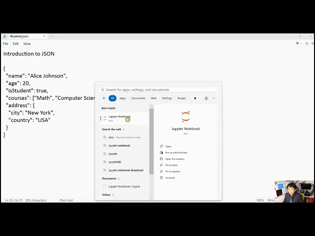Json to Python to Json