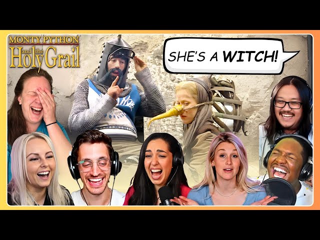 BEST "She's A Witch!" Reactions 🦆 Monty Python and the Holy Grail Movie Reaction Mashup