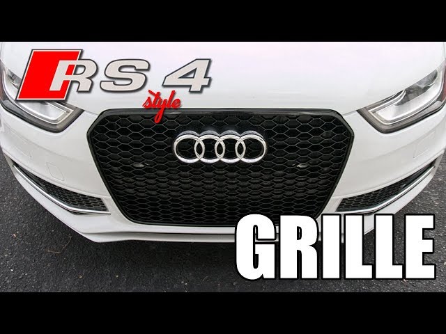 How to Install an RS4 Style Grille on a B8.5 Audi S4