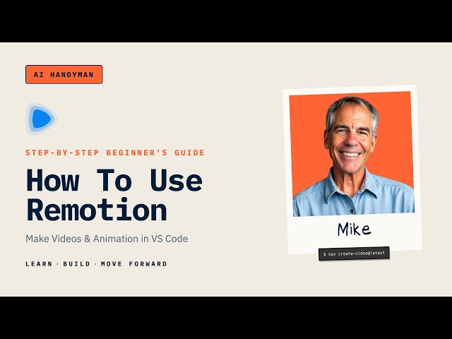 Remotion: How To Get Started Making Videos With Code (Beginner's Guide)