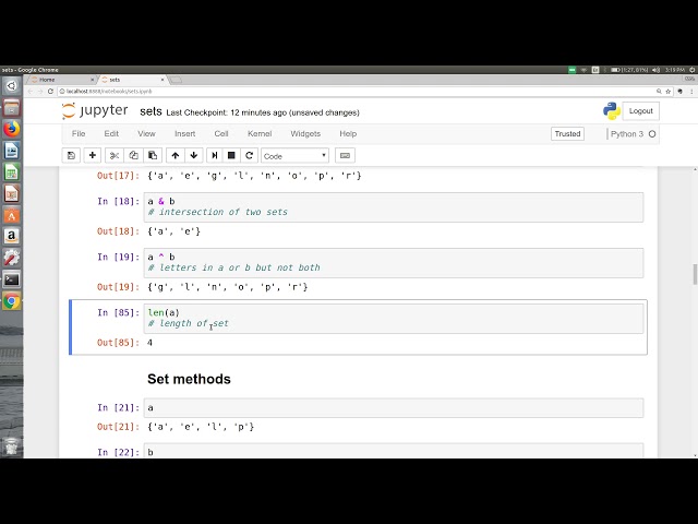 Python for Data Scientists - Understanding Sets - 6 (HD)