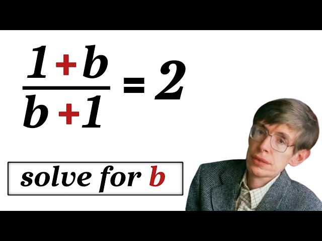 Can you solve this Math Olympiad Algebra Question | "No Solution" Problem