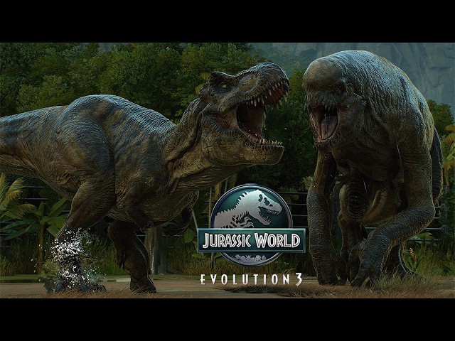 EMBER T. REX VS DISTORTUS REX | Jurassic World Evolution 3