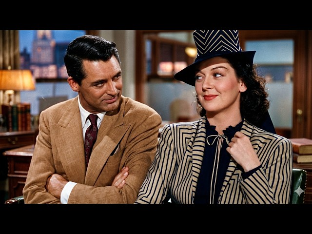Cary Grant | Classic Comedy |She Tried to Quit, He Made It IMPOSSIBLE! | His Girl Friday 4K