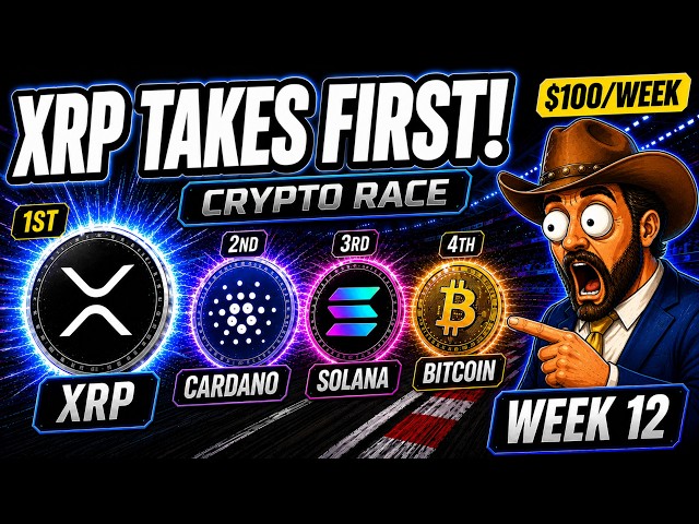Solana vs Bitcoin vs Cardano vs XRP Week 12: The Crypto Race Results!