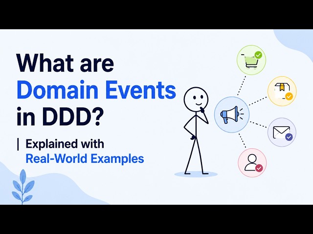 What are Domain Events in DDD? | Explained with Real-World Examples