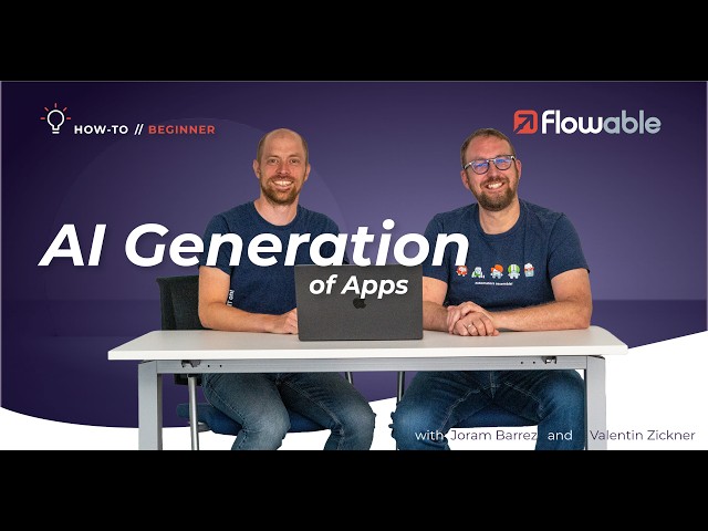 Generating Apps with AI | How-To | Flowable | 2026