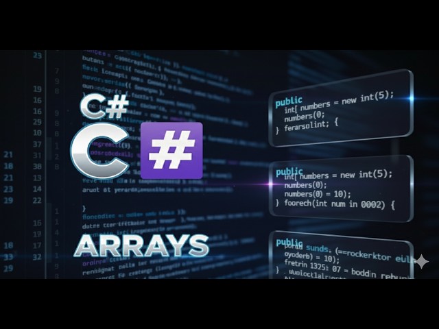 C# Array Tutorial for Beginners | One-Dimensional Arrays Explained |