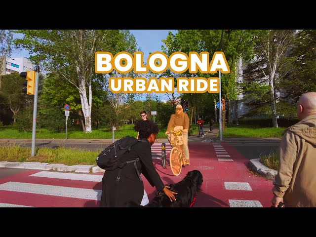 Bologna to San Lazzaro, Emilia Romagna, Italy🚲 - Review - No Talking - ASMR