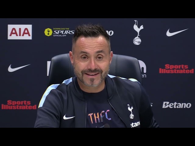 FULL PRESS CONFERENCE (Broadcast and Embargo Sections): Roberto De Zerbi: Nottingham Forest v Spurs