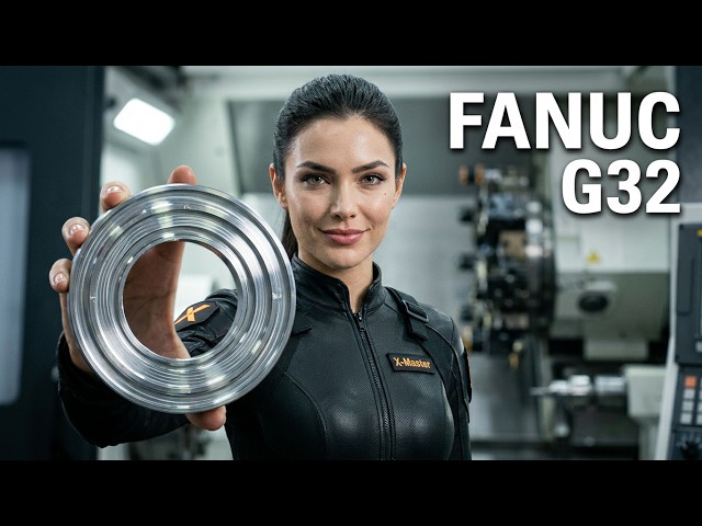 CNC Face Scroll Threading with Fanuc G32 | Custom HSS Tool