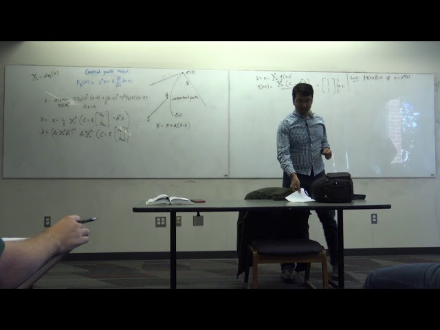 ECE 5759: Nonlinear Programming, Lec 20