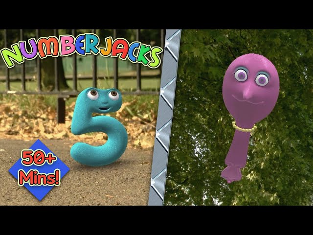 Mixed Up Maths! Matching & Sorting Fun! 😅 Numberjacks FULL Episode Compilation | 50+ Mins