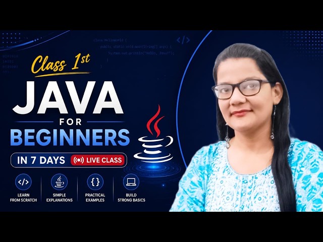 JAVA for Beginners | Day 1 | JAVA in 7 Days | Dr. Zeenat Hasan