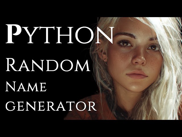 Generate Random Names in Python in 60 Seconds! 🐍 Easy String & Random Module Tutorial