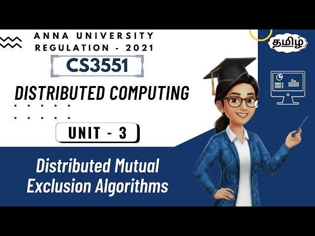 Distributed mutual exclusion algorithms in Distributed Computing tamil||CS3551.