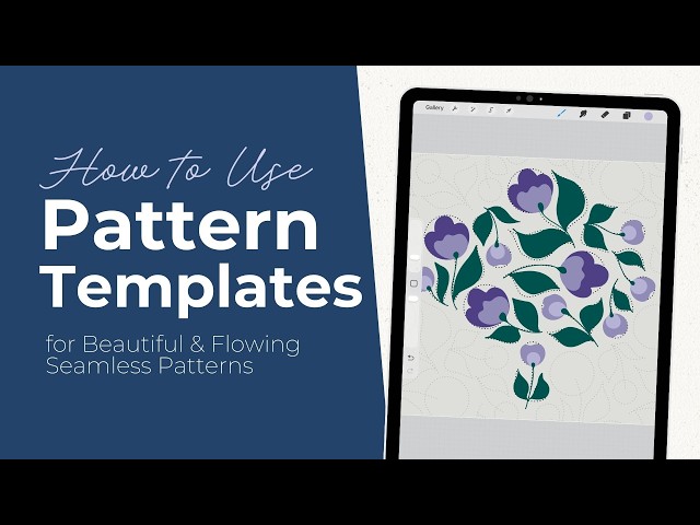 How to Use Pattern Design Templates | Procreate Pattern Tutorial