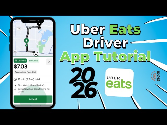 Uber EATS Delivery App Tutorial for 2026 (Step by Step)