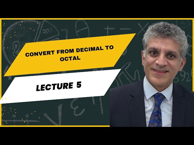 Decimal to Octal Conversion | Step-by-Step Method (Number Systems)