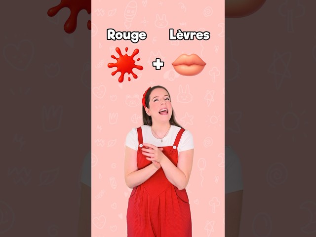 French compound words 1 🇫🇷💕 #learning #english #kids #beginner #easy #education