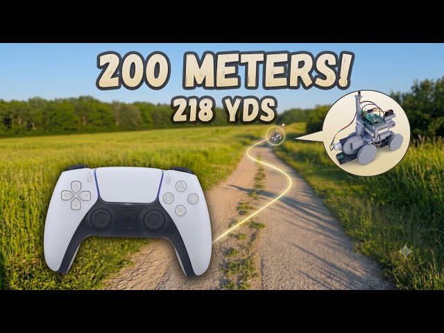 I Used a PS5 Controller to Drive My RC Car 200 Meters Away