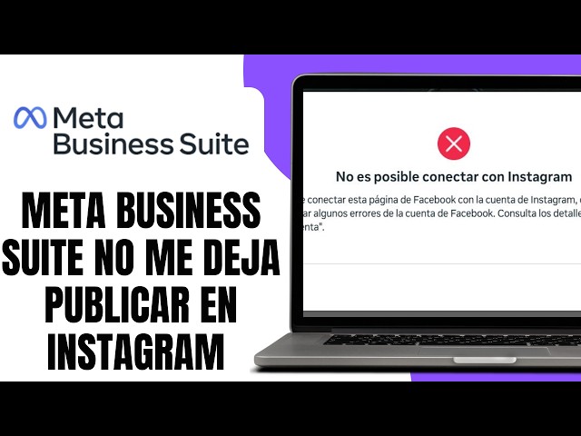 META BUSINESS SUITE Won't Let Me POST To INSTAGRAM Solution