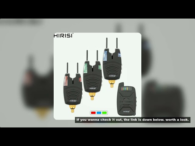 Waterproof Carp Fishing Bite Alarm Set with Snag Ear Bar Wireless Fishing Bite Indicator 1+4 Set wit