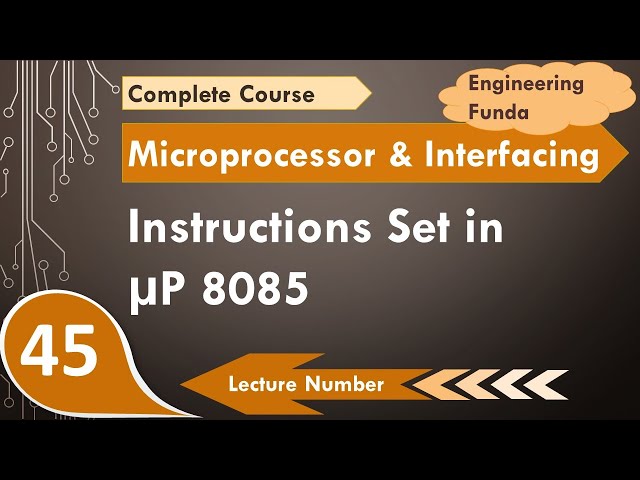 Basics and details of instructions set for microprocessor 8085 | Microprocessor 8085 Programming