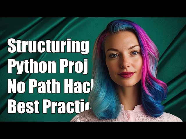 Structuring python projects without path hacks