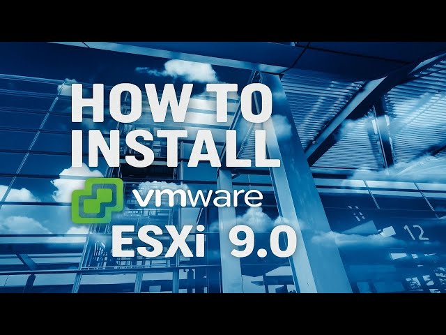 HOW TO: Install VMware vSphere Hypervisor ESXi 9 0 | VCF 9.0 Component Deployment Guide