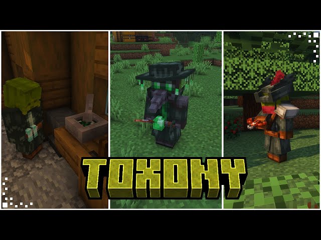 Toxony (Minecraft Mod Showcase) | Poisons, Mutagens & Alchemical Warfare | NeoForge 1.21.1