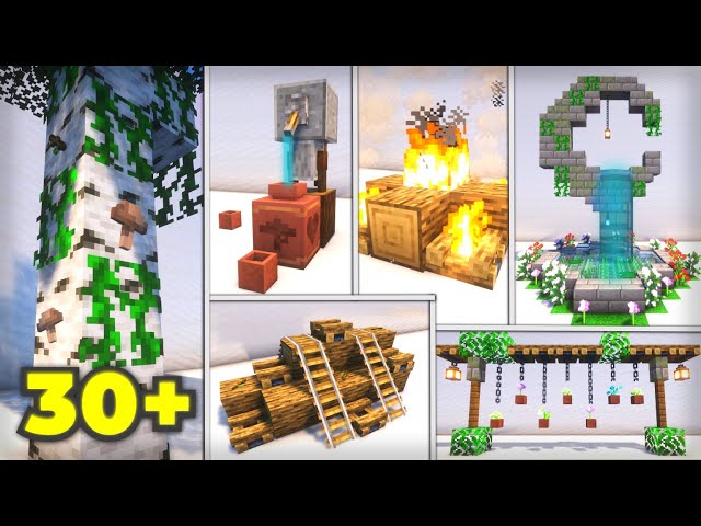 Minecraft: 30+ CottageCore Decoration Build Ideas and Hacks 🍄🌿✨