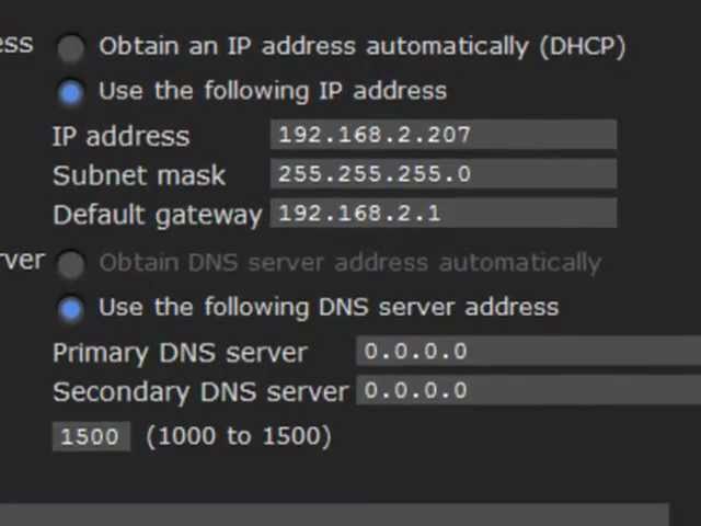 Setting IP Addresses on IP Cameras