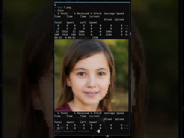 Terminal Image Viewer #Linux #shorts