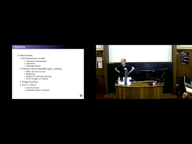 SPLV 2025 - Dependent Types 1 (Edwin Brady)