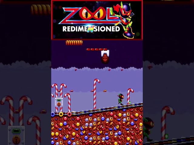 This Game is SOOO 90s!!! | Zool Redimensioned #shorts  #retrogaming
