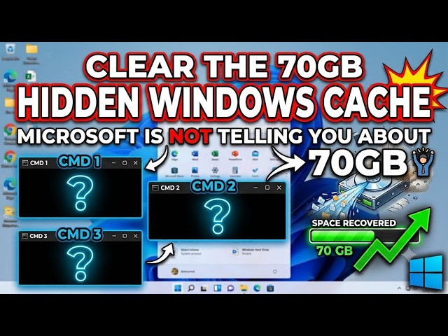 ✅ Clear The 70GB Hidden Windows Cache Microsoft Is Not Telling You About ✅