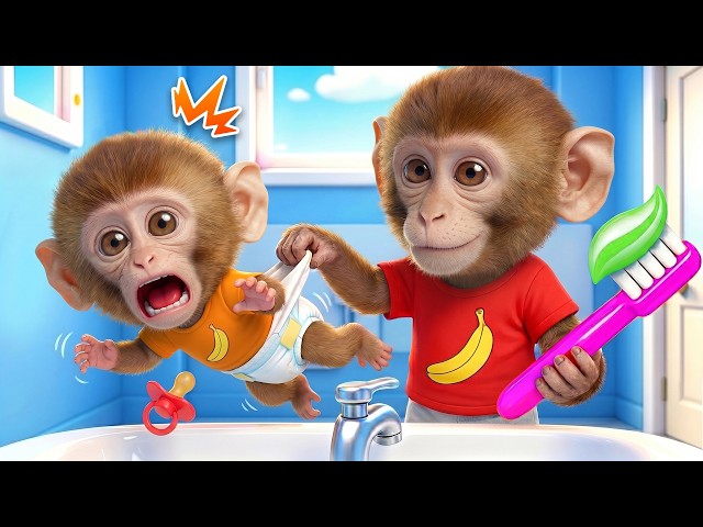 Brush Your Teeth Song | Play Hide & Seek Game | RooRoo Monkey Kids Songs