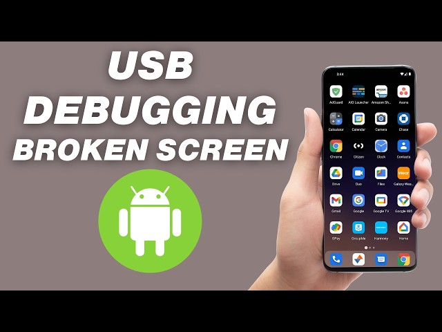 How To Turn On USB Debugging With Broken Screen Android