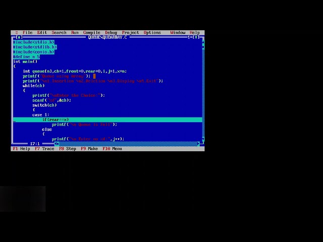 Queue   Array Implementation