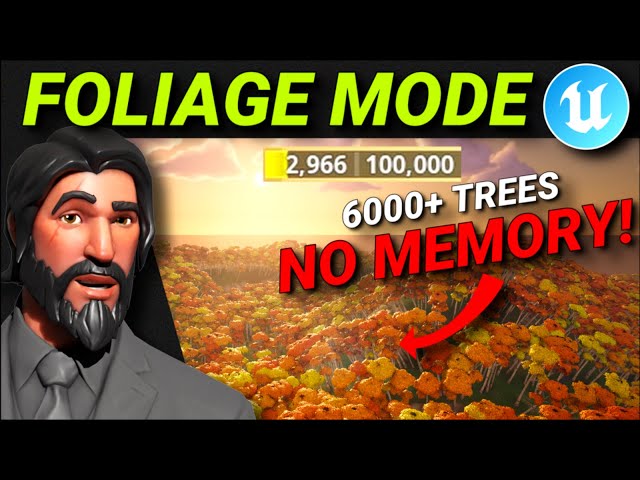 Using FOLIAGE MODE in Fortnite Creative/UEFN! (Beginner Tutorial)