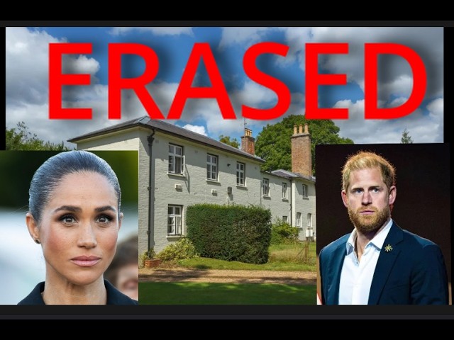 Harry and Meghan erased from Frogmore cottage